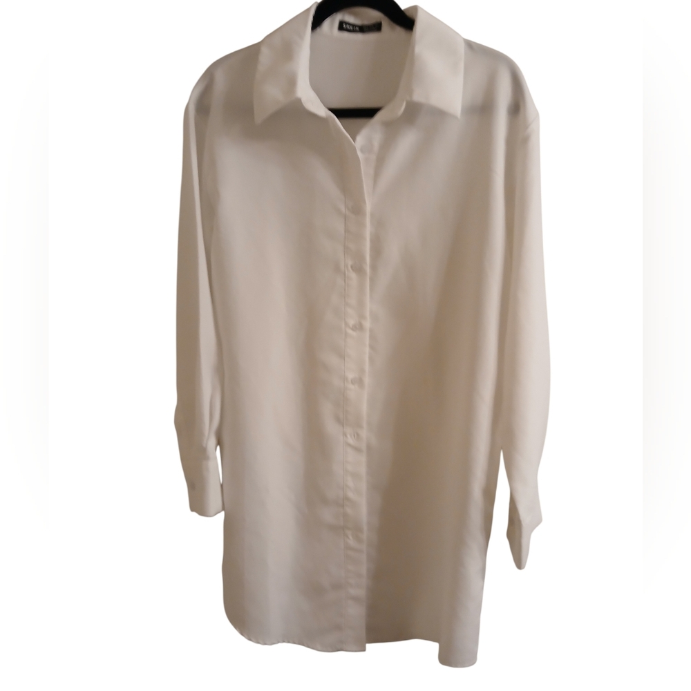 White Button Down Blouse